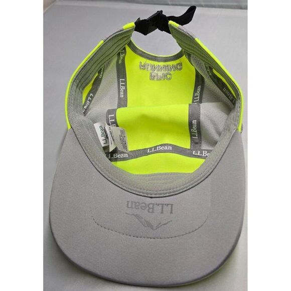 L.L.Bean Neon Yellow "Epic Running" Hat OSFA Adjustable Reflective Activewear - Picture 3 of 8